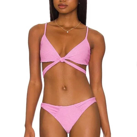 L*Space Chloe Top & Sol Classic Bikini Bottom - Picture 1 of 10